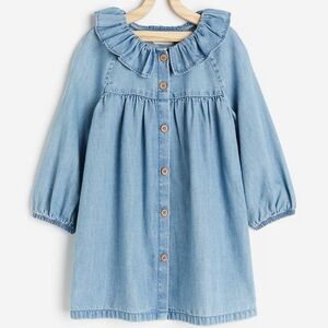 H&M FLOUNCED MUSLIN DRESS Size 9-10